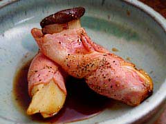 Baked Mushroom with Bacon